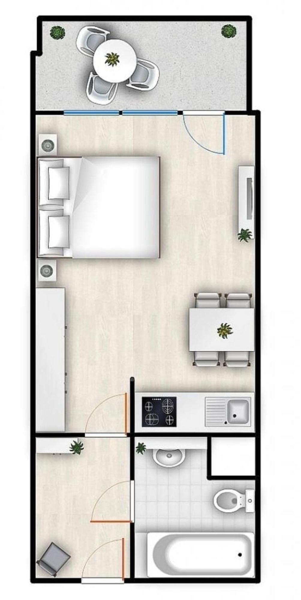 Berolina Wohnung 321 ダーメ エクステリア 写真